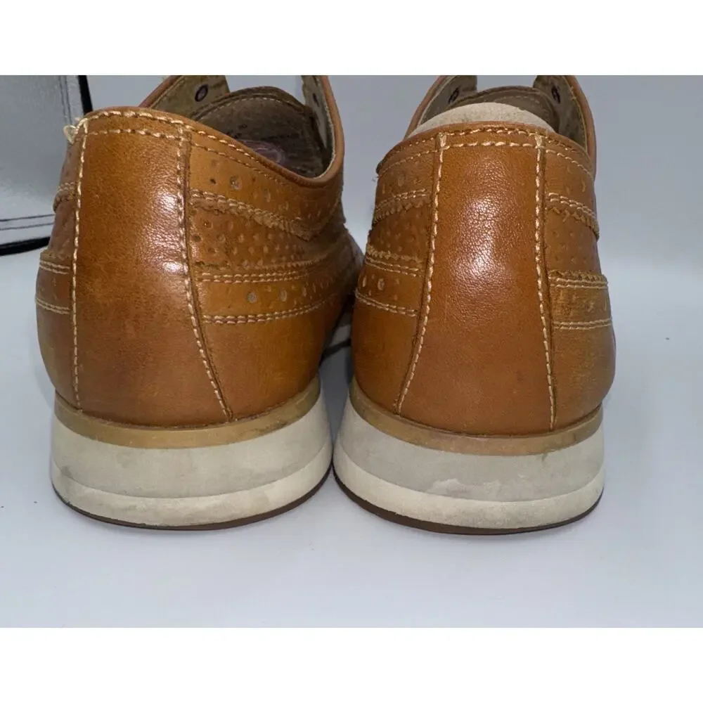Florsheim Mens 9D Dress Shoes Limited Leather‎ Brown Flux Wing Tip Ox 15108-257